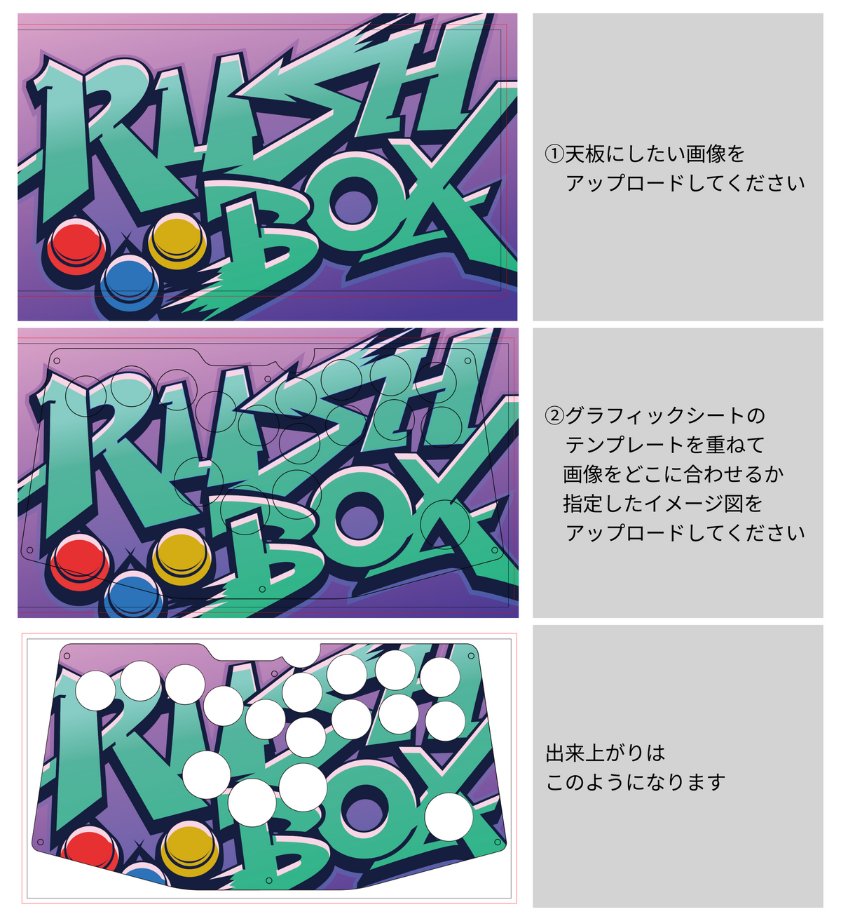 Rushbox天板オーダーメイドサービス