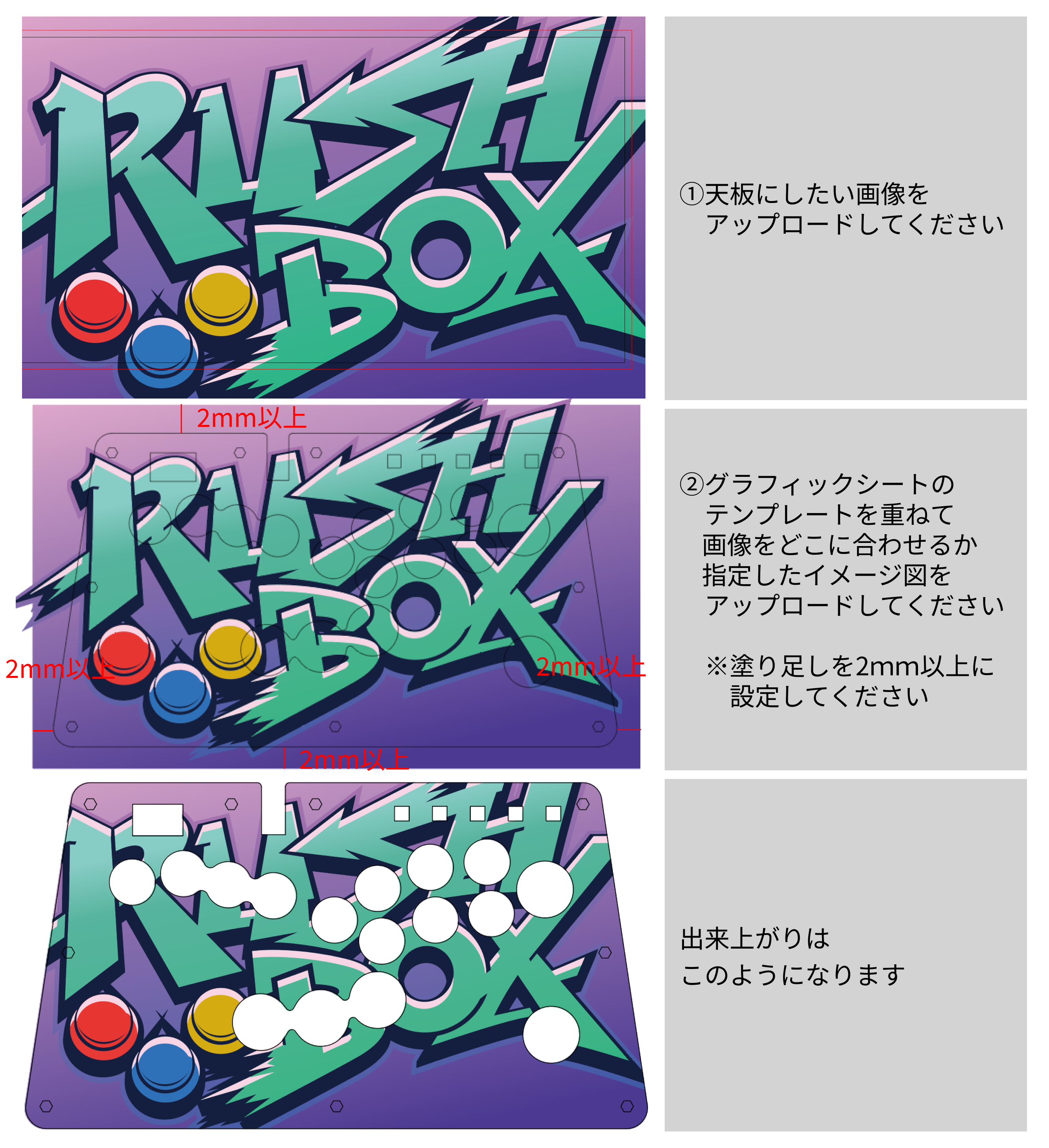Rushbox Mini天板オーダーメイド｜オリジナルデザイン作成｜moimate