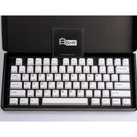 Tai-Hao Black on White Keycaps