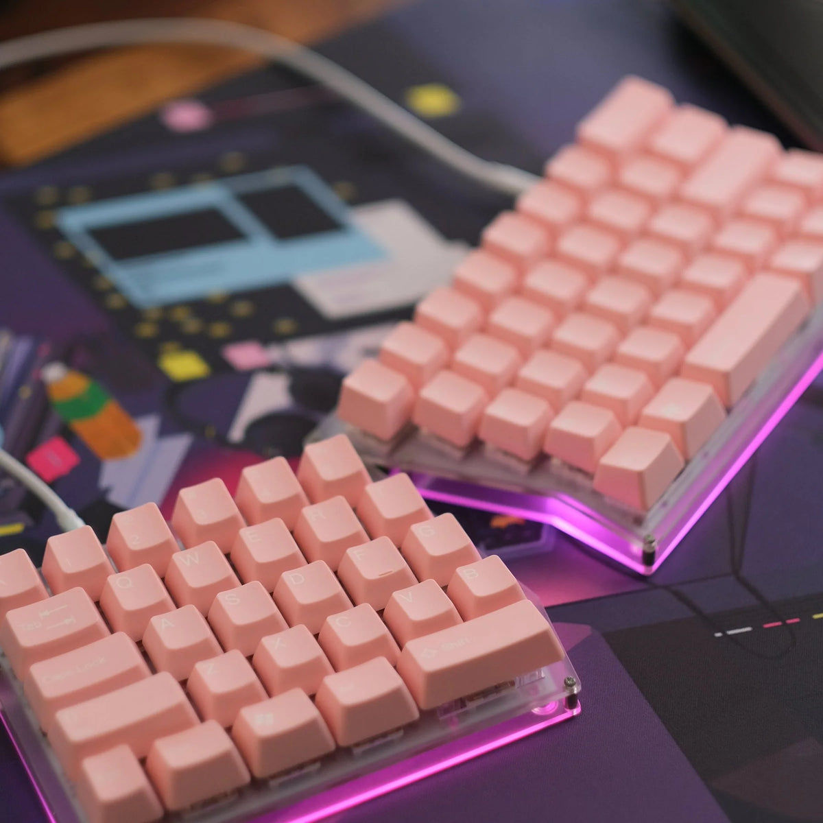 Tai-Hao PinkLove Keycaps