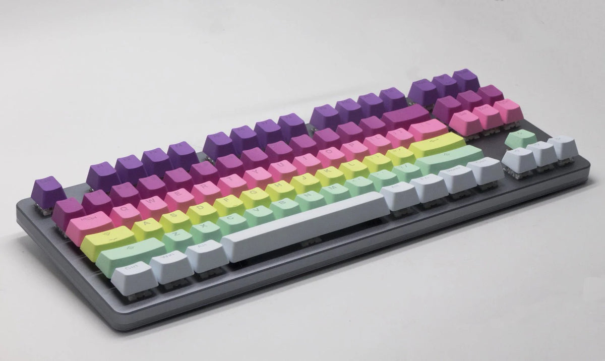 Tai-Hao Rainbow Sherbet Keycaps