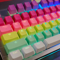 Tai-Hao Rainbow Sherbet Keycaps