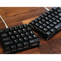 Tai-Hao White on Black Keycaps